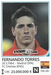 Sticker Fernando Torres - Brazil 2014 n. 434 - Rafo