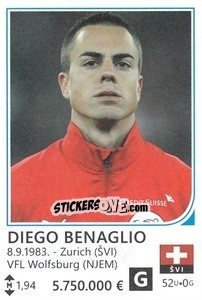 Sticker Diego Benaglio - Brazil 2014 - Rafo