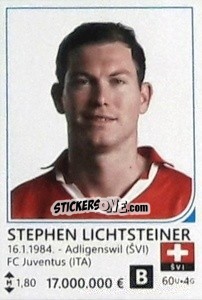 Sticker Stephan Lichtsteiner - Brazil 2014 n. 439 - Rafo