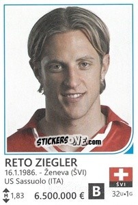 Sticker Reto Ziegler - Brazil 2014 - Rafo