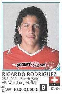 Sticker Ricardo Rodriguez - Brazil 2014 - Rafo