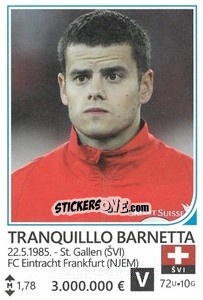 Sticker Tranquillo Barnetta - Brazil 2014 n. 443 - Rafo