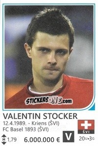 Sticker Valentin Stocker - Brazil 2014 - Rafo
