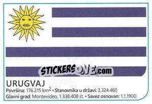 Sticker Flag - Brazil 2014 n. 454 - Rafo