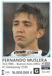 Sticker Fernando Muslera - Brazil 2014 n. 455 - Rafo