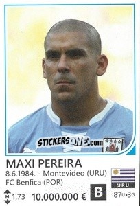 Sticker Maxi Pereira - Brazil 2014 n. 457 - Rafo