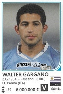 Sticker Walter Gargano - Brazil 2014 - Rafo