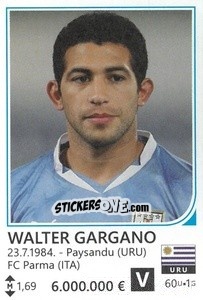 Sticker Walter Gargano - Brazil 2014 n. 462 - Rafo