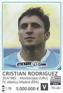 Cromo Cristian Rodriguez