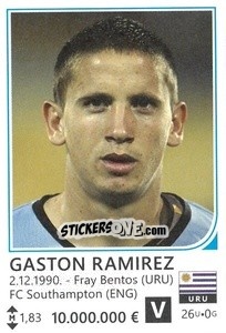Sticker Gaston Ramirez - Brazil 2014 - Rafo