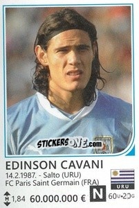 Cromo Edinson Cavani - Brazil 2014 - Rafo