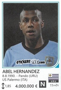 Sticker Abel Hernandez - Brazil 2014 n. 469 - Rafo