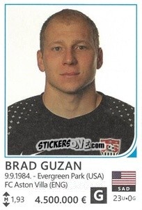 Cromo Brad Guzan - Brazil 2014 - Rafo