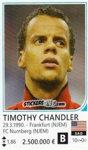 Sticker Timothy Chandler - Brazil 2014 n. 475 - Rafo