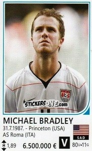 Sticker Michael Bradley - Brazil 2014 - Rafo