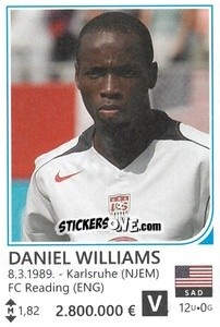 Sticker Daniel Williams - Brazil 2014 - Rafo