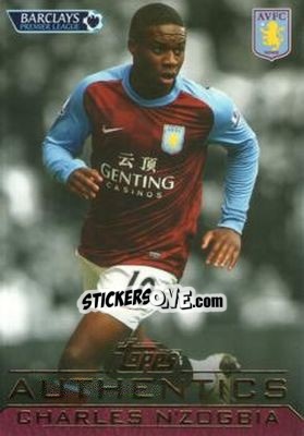 Sticker Charles N'Zogbia - Authentics Trading Cards 2011-2012 - Topps