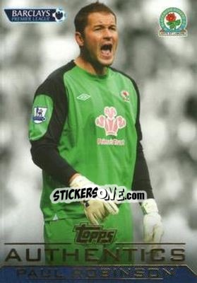 Sticker Paul Robinson - Authentics Trading Cards 2011-2012 - Topps