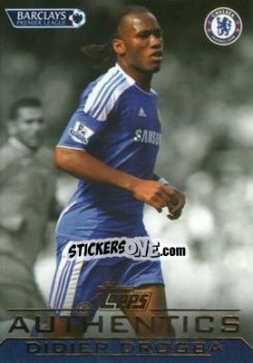 Figurina Didier Drogba - Authentics Trading Cards 2011-2012 - Topps