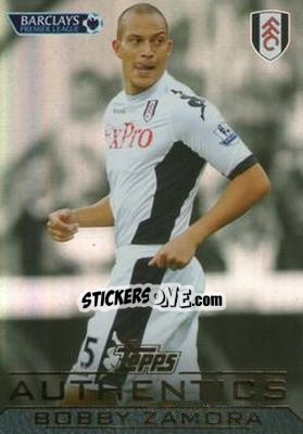 Sticker Bobby Zamora - Authentics Trading Cards 2011-2012 - Topps