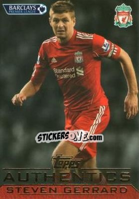 Figurina Steven Gerrard - Authentics Trading Cards 2011-2012 - Topps