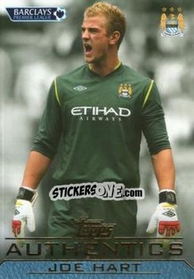 Sticker Joe Hart - Authentics Trading Cards 2011-2012 n. 24 - Topps