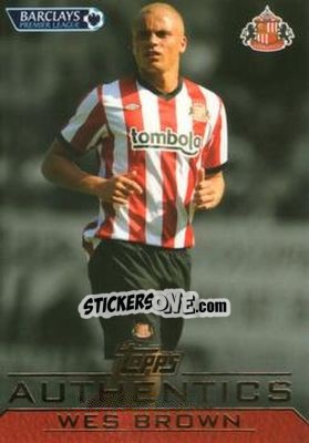 Cromo Wes Brown - Authentics Trading Cards 2011-2012 - Topps