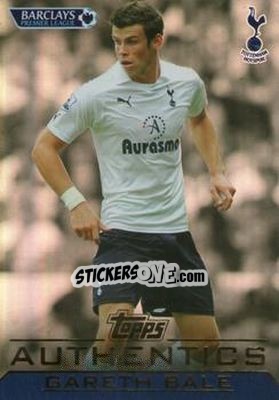 Sticker Gareth Bale - Authentics Trading Cards 2011-2012 - Topps