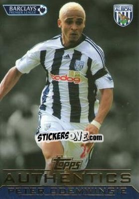 Sticker Peter Odemwingie - Authentics Trading Cards 2011-2012 - Topps