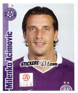 Cromo Milenko Acimovic - Österreichische Fußball-Bundesliga 2009-2010 - Panini