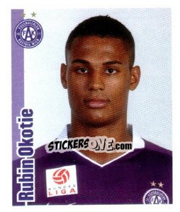 Sticker Rubin Okotie - Österreichische Fußball-Bundesliga 2009-2010 n. 82 - Panini