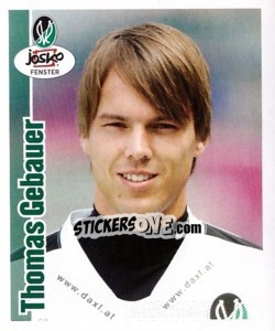 Sticker Gebauer - Österreichische Fußball-Bundesliga 2009-2010 - Panini