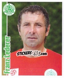 Sticker Lederer (Trainer) - Österreichische Fußball-Bundesliga 2009-2010 - Panini