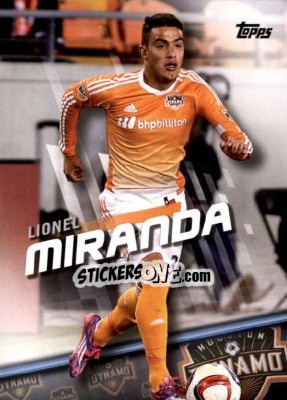 Sticker Lionel Miranda - MLS 2016 n. 47 - Topps