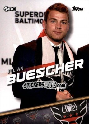 Sticker Julian Buescher - MLS 2016 n. 80 - Topps