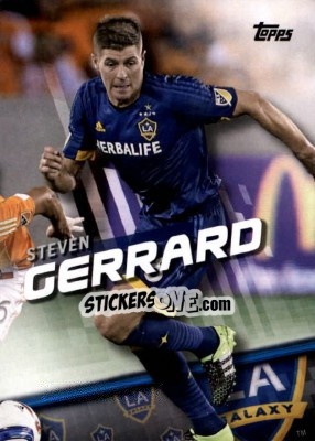 Sticker Steven Gerrard - MLS 2016 n. 125v - Topps