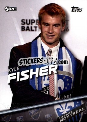 Sticker Kyle Fisher - MLS 2016 n. 140 - Topps