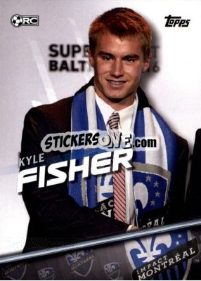 Cromo Kyle Fisher - MLS 2016 - Topps