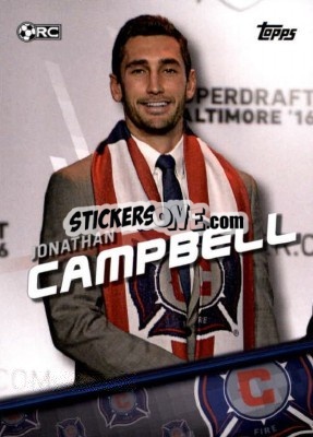 Cromo Jonathan Campbell - MLS 2016 - Topps