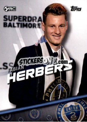 Sticker Fabian Herbers - MLS 2016 n. 147 - Topps