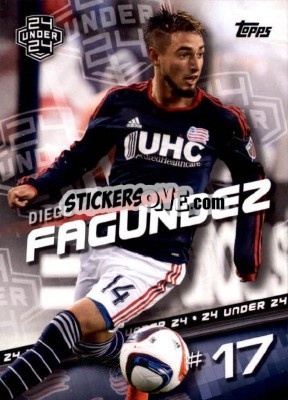 Cromo Diego Fagundez - MLS 2016 - Topps
