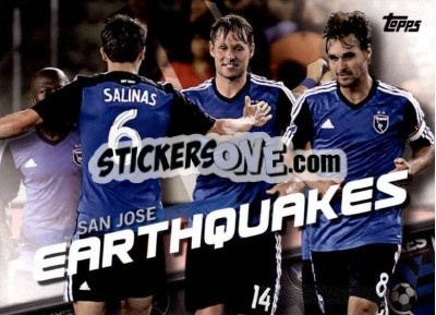 Cromo San Jose Earthquakes - MLS 2016 - Topps