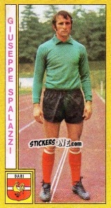 Cromo Giuseppe Spalazzi - Calciatori 1969-1970 - Panini