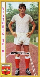 Sticker Vittorio Spimi - Calciatori 1969-1970 n. 7 - Panini