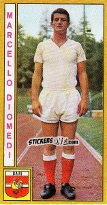 Sticker Marcello Diomedi - Calciatori 1969-1970 - Panini