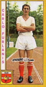 Sticker Carlo Furlanis - Calciatori 1969-1970 - Panini