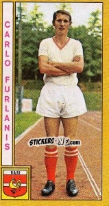 Sticker Carlo Furlanis - Calciatori 1969-1970 n. 9 - Panini