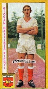 Sticker Giovan Battista Pienti - Calciatori 1969-1970 - Panini