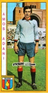 Figurina Amos Adani - Calciatori 1969-1970 - Panini
