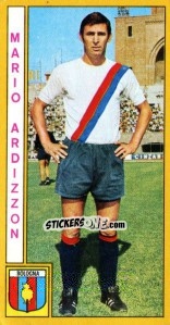 Sticker Mario Ardizzon - Calciatori 1969-1970 n. 21 - Panini